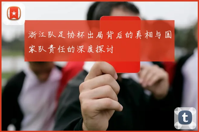 浙江队足协杯出局背后的真相与国家队责任的深度探讨